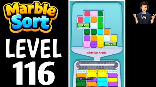 Marble Sort Level 116 Full Walkthrough Solution|Marble Sort - Color puzzle Gameplay