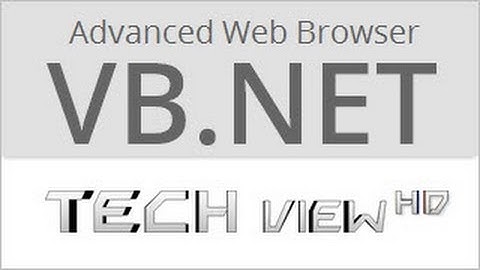 How to make an Advanced Web Browser in VB.NET