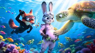 Zootopia 2: CRAZY! 🆘 WildeHopps Underwater Emergency😱💦 - Baby Foxbun Is Coming! 🐬🍼 #zootopia2