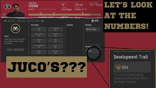 CFB 25 | The Truth About JUCO's! | Percentages and odds of gems, development traits and OVR!
