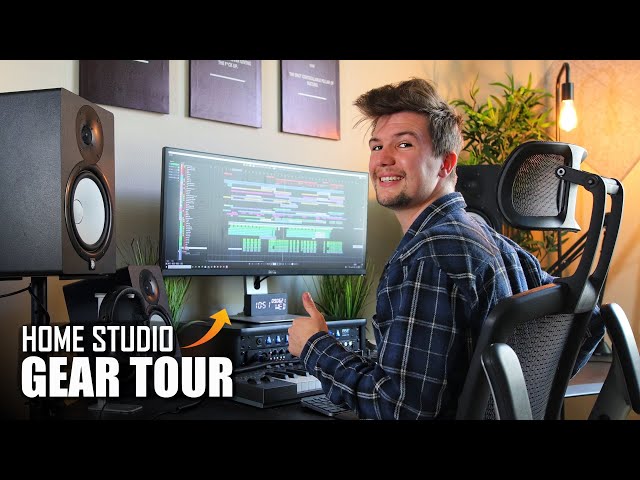 HOME STUDIO TOUR 2021 - What Equipment Do I Use in my Setup? class=