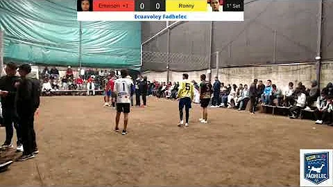 ECUAVOLEY- EMERSON vs RONNY ( PARTIDAZO )