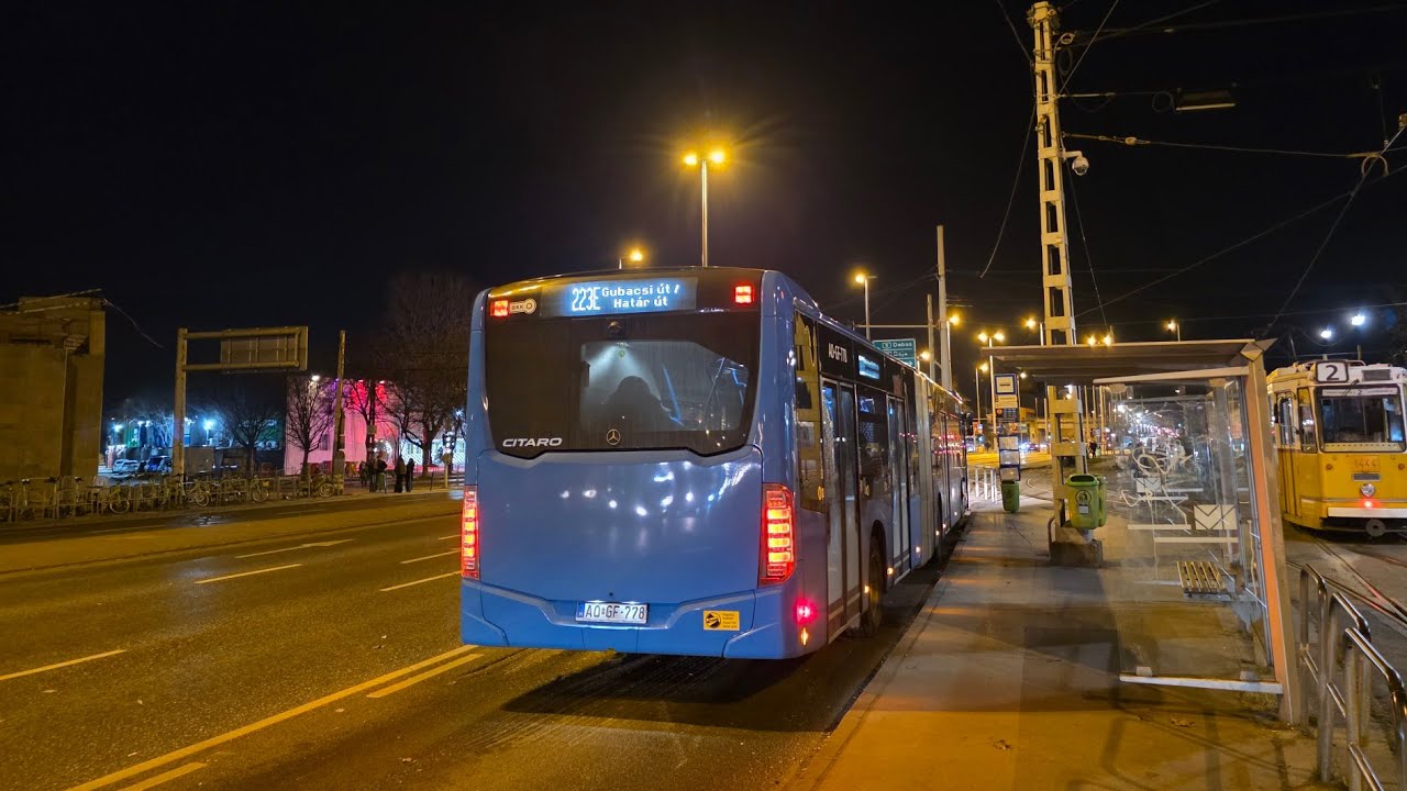 Mercedes Citaro O530G C2 #AO GF-778 [🚍223E] ArrivaBus Budapest