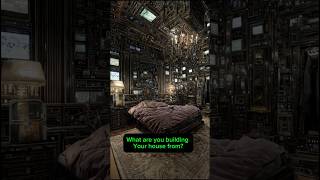 Choose what to build your house from! #asmr #calmingvibes #fantasy #ai #interiordesign