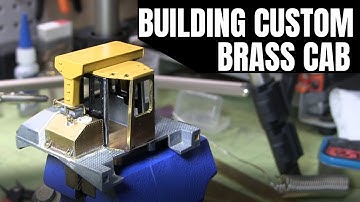 Building Custom Brass Cab with Opening Doors for  1/50 D11N