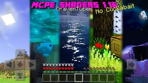 MCPE Top 5 ULTRA Realistic Shaders (Continuum, Vibrant Shader, Rain Drops, UHD Textures, Wet Floor)