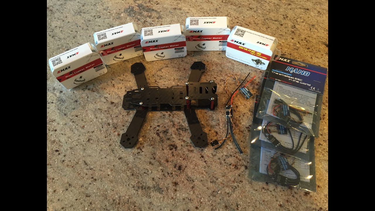 Emax 200 Nighthawk Race Quad Quick Layout Overview