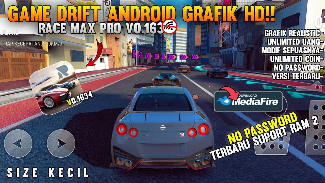UPDATE!! Race Max Pro v0.1634 Offline Terbaru 2024 Game Mobil