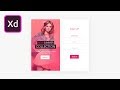 Mobile App UI Design in Adobe XD - 1 of 2