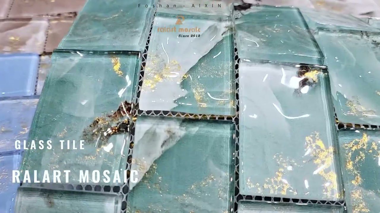 High end glass tile design by Ralart