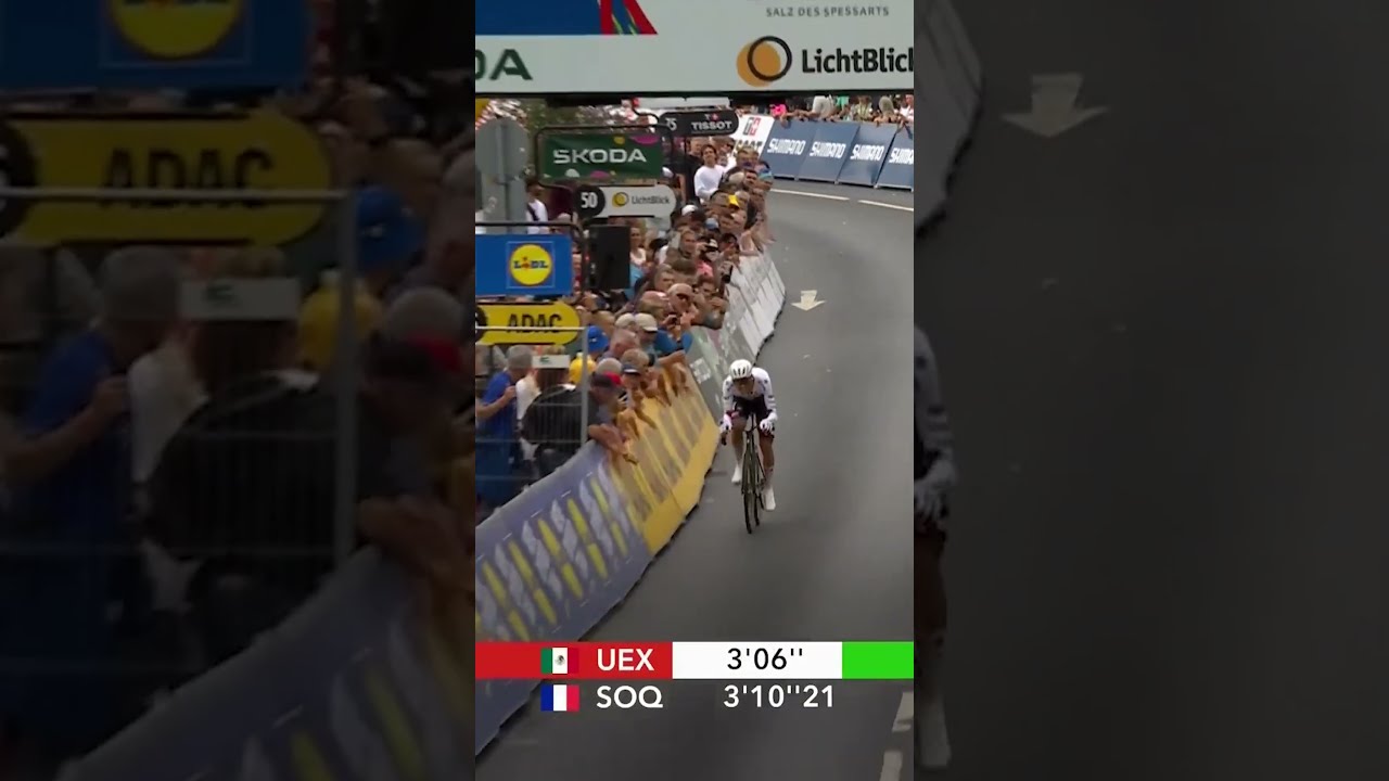 Del Toro pips Magnier! 🔥The Mexican steals the Prologue win at the Lidl Deutschland Tour 👏