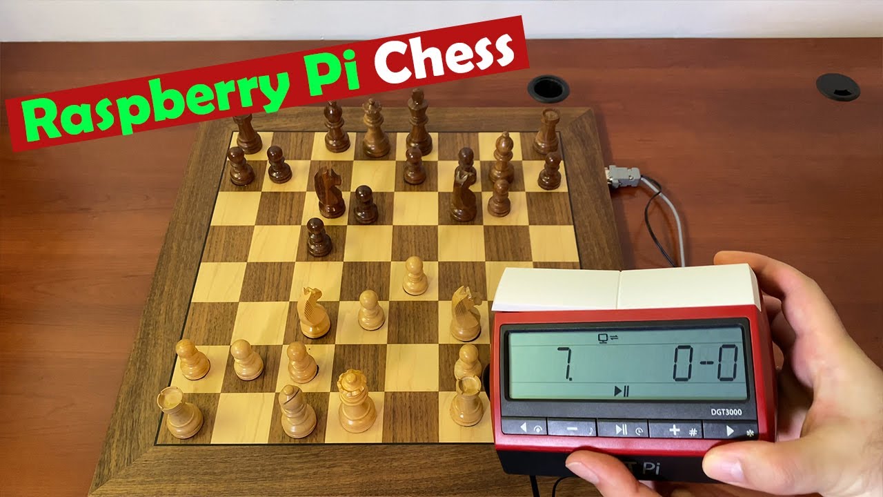 DGT Pi Raspberry Pi Chess Computer + DGT3000 Chess Clock 