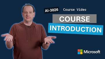 Course Introduction AI-3026