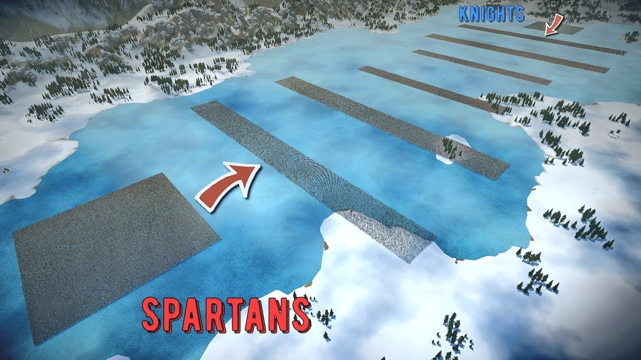 Heavy Knights vs 6 Squads vs Spartans - UEBS 2