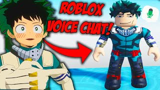 I Voice Trolled As Deku On Roblox Voice Chat!