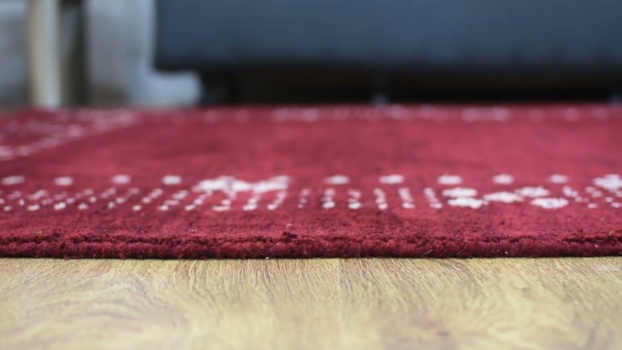 Hand Knotted Loom Silk Mix 8'x10' Area Rugs Contemporary Red LSM508