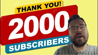 2,000 SUBSCRIBERS Q&A- Ask in the COMMENT section!!!