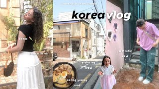korea vlog🍡exploring seoul, aesthetic cafes, clubbing, hanbok, fun with friends