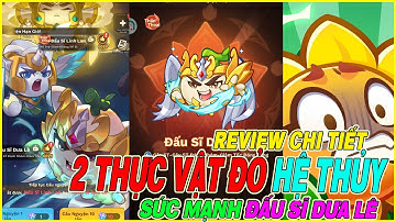 Chiến Tuyến Hướng Dương review & test sức mạnh bộ đôi thực vật hệ nước mới ĐẤU SĨ DƯA LÊ và LINH LAM