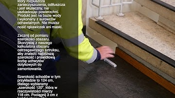 Installing directional tactile indicators - Smart Tactiles | Polish subtitles