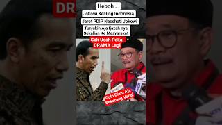 Heboh Jarot Pdip Nasehati Jokowi Jangan Banyak Drama Pengadilan