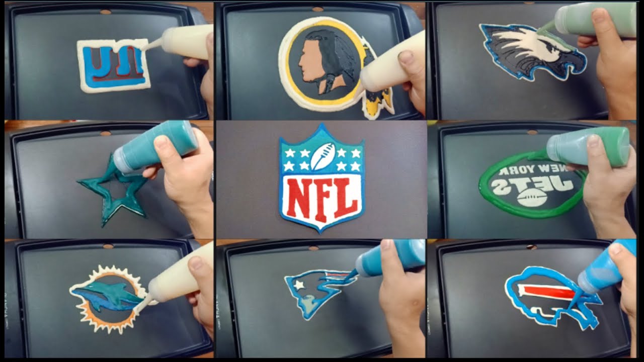 Eastern Conference NFL Superbowl Team Logo Pancake Art YouTube