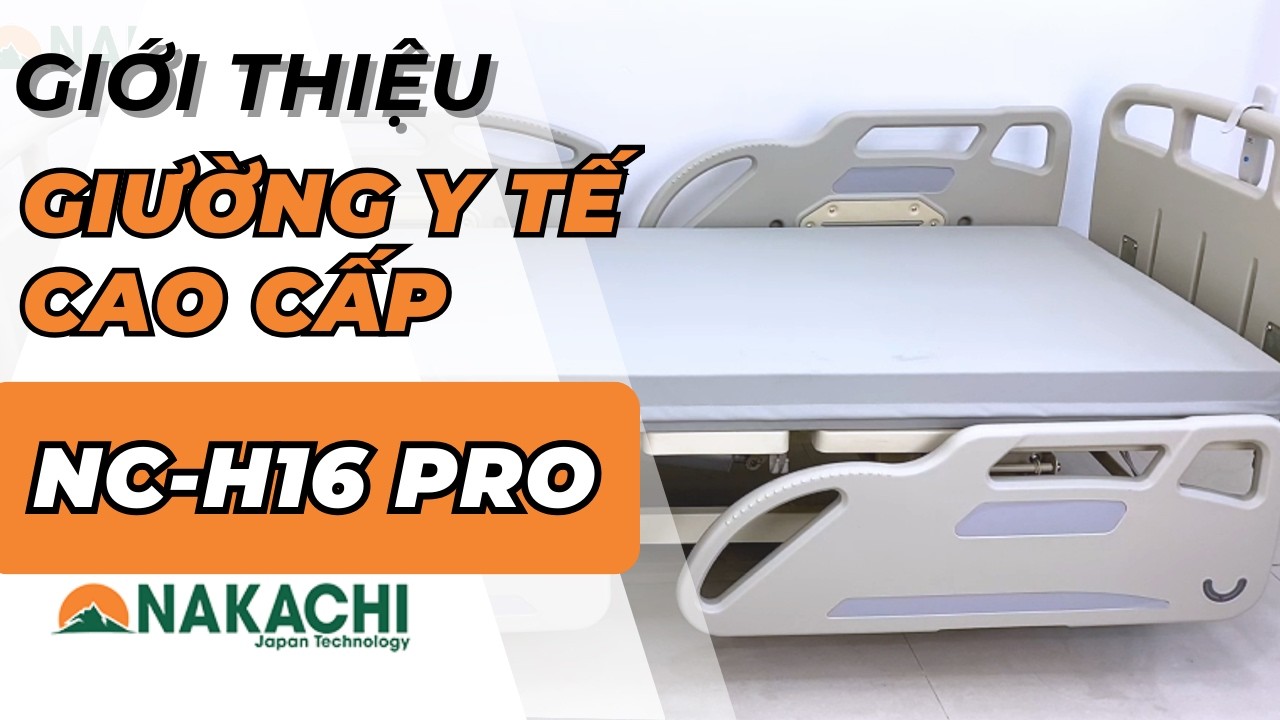 Giường y tế cao cấp NC-H16 Pro – tự động đa chức năng cho người già, giường y tế bệnh nhân.