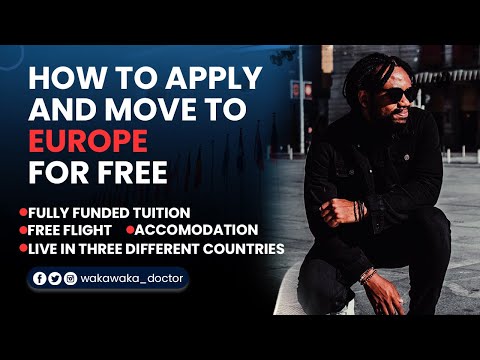 MOVE TO EUROPE FOR FREE || FULLY FUNDED SCHOLARSHIPS IN EUROPE || TRAVEL FOR FREE