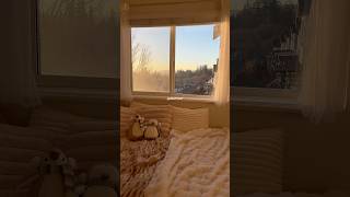 #aesthetic #bedroomdecor #goldenhour #bedroom #room #cozy #pinterestaesthetic #pinterest #tiktok