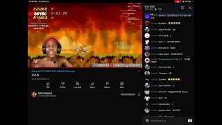 I showspeed gets jump scared by A sonic game