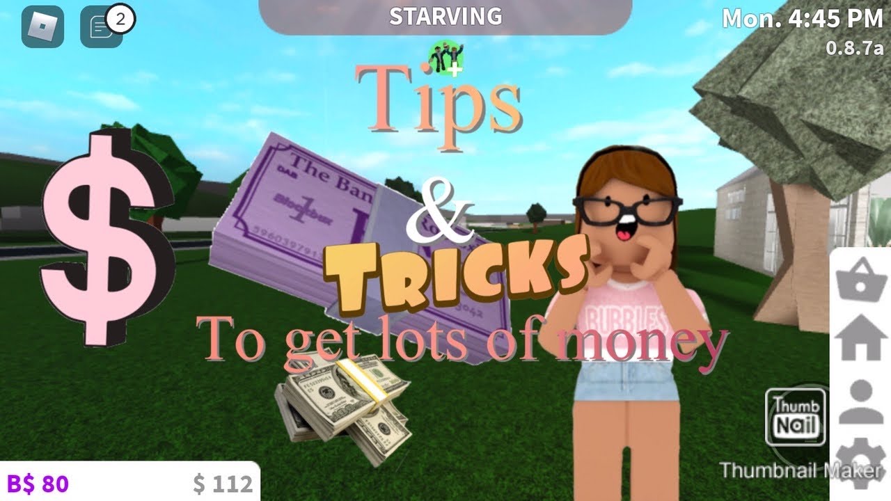 Tips and tricks on how to get more money on bloxburg *helpfull* YouTube