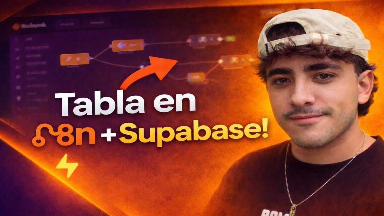 Crear tabla Supabase en n8n en MINUTOS (Básico) - YouTube