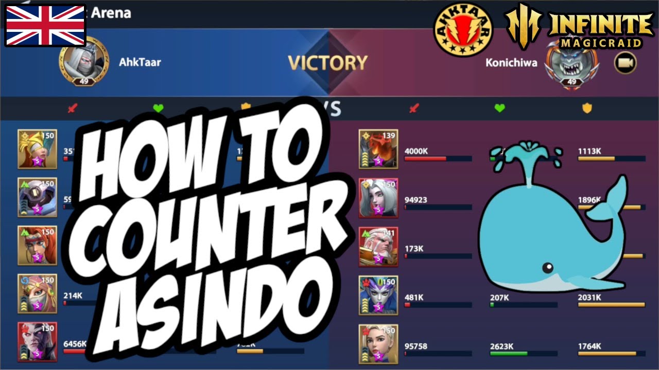 [Infinite Magicraid] ASINDO IS EASY TO BEAT in arena !!