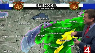 Metro Detroit weather forecast for Oct. 28-Nov. 1, 2019