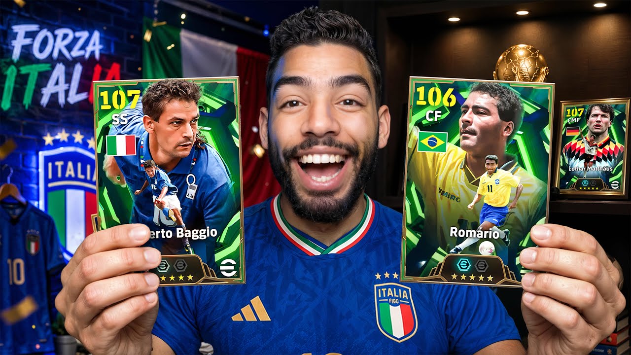 New BAGGIO + ROMARIO + MATHEUS 🔥 NATIONAL STARTS 1994 | efootball 26 mobile