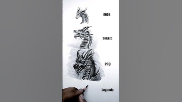 how to draw dragon #shorts #drawing #art #trending #dragon