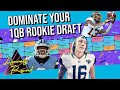 How to DOMINATE your Rookie Draft, Dynasty Rookie Mock Draft in 2021 Dynasty Fantasy Football