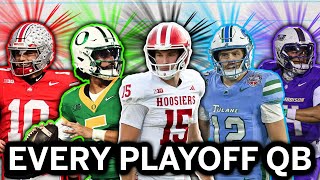 The Starting Qb For Every College Football Playoff Team...