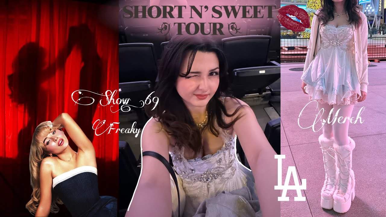 Видеоблог с концерта Сабрины Карпентер в Лос-Анджелесе 💋GRUM + Girl