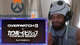Overwatch 2: Cowboy Bebop | Gameplay Trailer (Reaction)