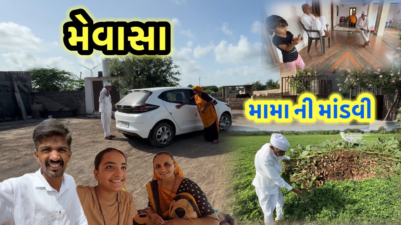 મેવાસા મામા ની માંડવી જોવા || village life 