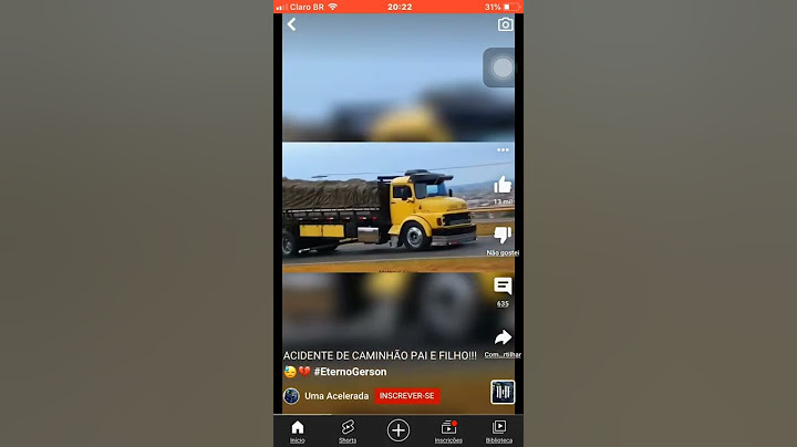Acidente de caminhão pai e filho