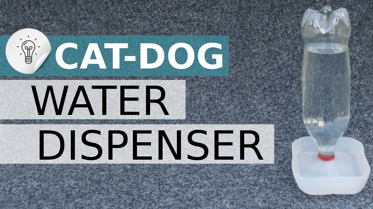 Water Dispenser For Cat Dog And Pets Water Fountain Diy Recycle Your Bottle