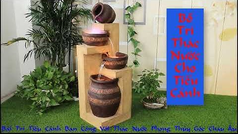 Thác Nước Phong Thủy Góc Châu Âu – Nét cổ điển cho Không Gian Khoáng Đạt