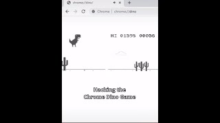 Hacking the Chrome Dino Game 🦖 screenshot 3