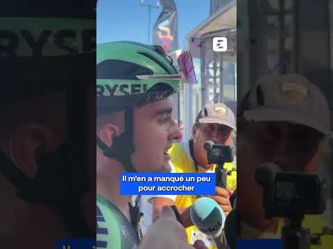 👏 Paul Seixas satisfait de sa 4e place derrière Pogacar et Vingegaard #tourdefrance #cycling