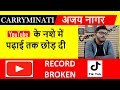 YouTube Vs TikTok Carryminati Biography | Ajay Nagar | Roast | Reaction | Records