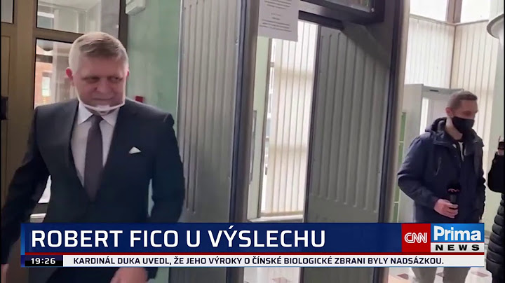 Robert Fico u výslechu