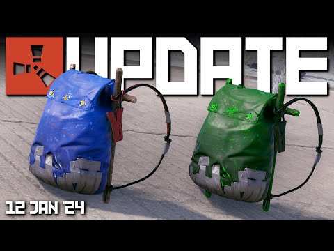 Видео: Rust MOBILE?? First look at Metal Detectors and Backpacks! | Rust Update 12th January 2024