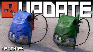 Rust MOBILE?? First look at Metal Detectors and Backpacks! | Rust Update 12th January 2024